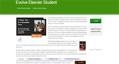 Desktop Screenshot of evolveelsevierstudent.com